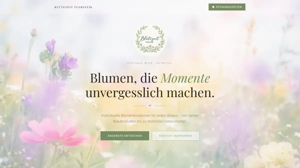 Startseite von Blütezeit